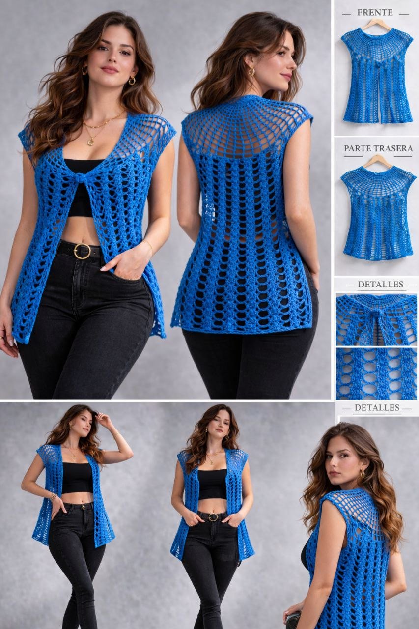 Blusa Artesanal Tejida A Mano