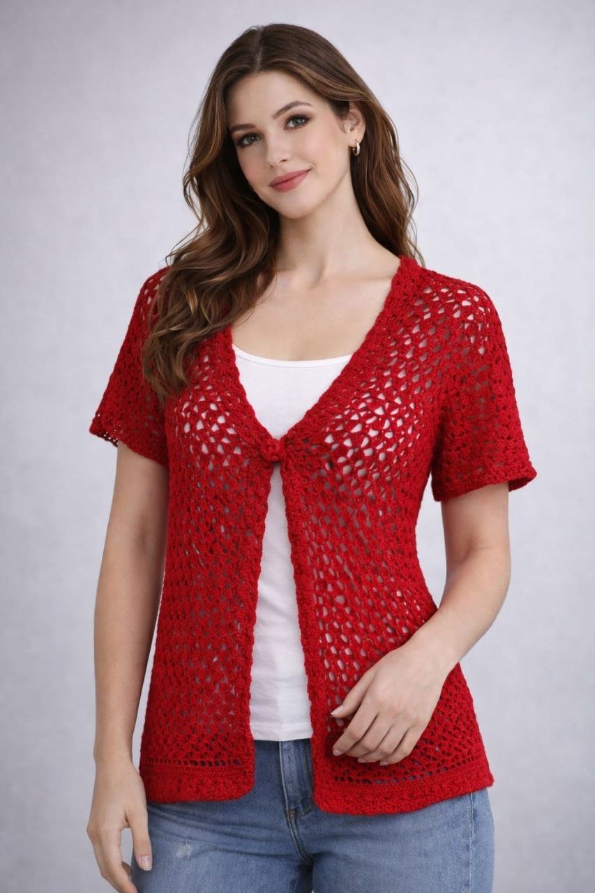 Blusa Artesanal Tejida A Mano